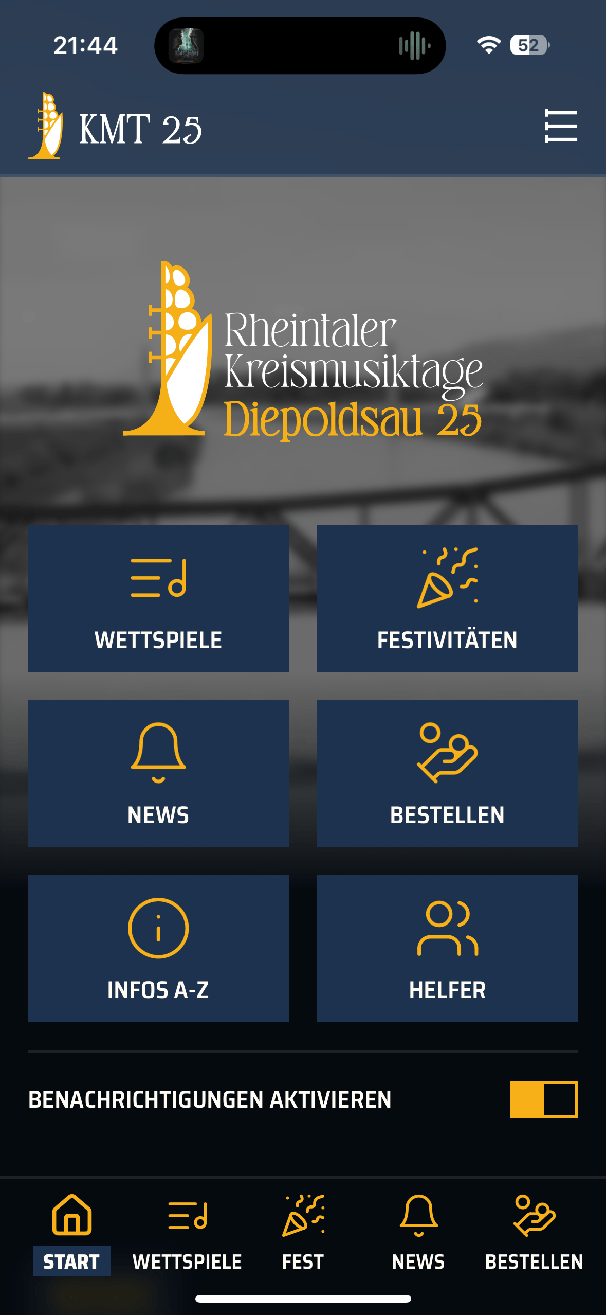 Die KMT25-App